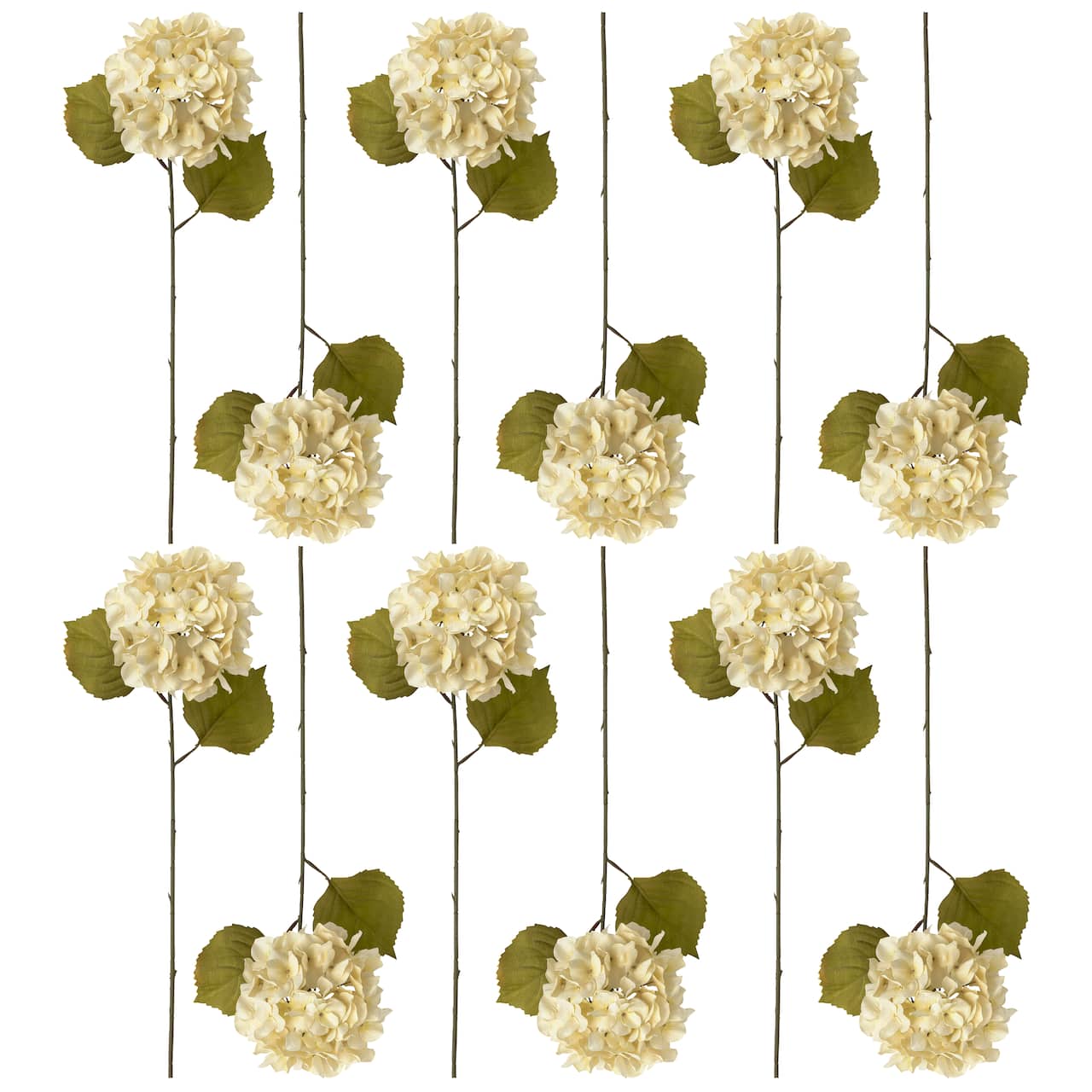 12 Pack: Cream Hydrangea Steam by Ashland®